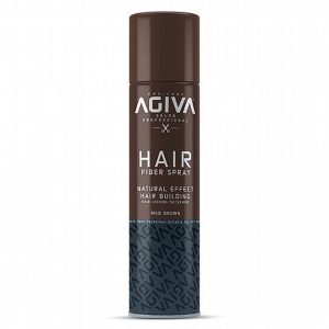 ספריי מילוי לשיער בצבע חום 150 מ"ל Agiva Hair Fiber Spray Toppik Brown